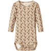 Lil'Atelier Lange Mouw Bodysuit Nbfgaya Warm Sand 