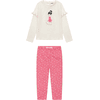 Minoti Sæt langærmet skjorte + leggings pink
