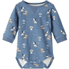 name it Bodysuit z długim rękawem Nbmsebast China Blue