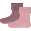 Ewers Sokken dubbelpak roze/roze 