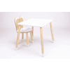 Perhe-SCL Pöytä ja tuoli Bunny valkoinen/luonto