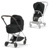 cybex PLATINUM Kombikinderwagen New Mios Chrome Brown Deep Black