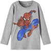 name it T-shirt à manches longues Spider man Nmmoktav Grey Melange