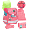 Belmil Schulranzen Classy Schulranzen Set 6-teilig mit Brustgurt Blue Bird