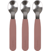 Filibabba  Łyżka silikonowa 3-Pack - Rose