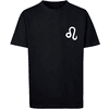 F4NT4STIC T-Shirt Leo Löwe Sternzeichen schwarz