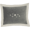 BeBes Collection Coussin décoratif étoiles gris 30x40 cm
