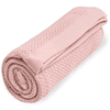 VINTER& BLOOM  Mjuk filt med rutnät Chrystal Pink