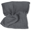 VINTER& BLOOM  Cuddle Blanket Layered Muslin Steel Harmaa