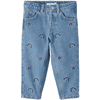 name it Mom Jeans Nmf bella Medium Blauw Denim