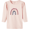 name it Pitkähihainen paita Nbftrinny Rose Savu
