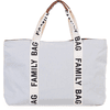 CHILDHOME Sac à langer Family Bag Signatur toile offwhite