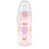 NUK Kojenecká láhev Active Cup, růžová, motiv zajíčka 300ml
