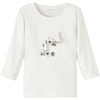 name it Shirt met lange mouwen Nbmbupar White Alyssum