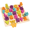 B.TOYS B. Alpha. B. tical - Buchstabenpuzzle aus Holz 26-teilig Mehrfarbig