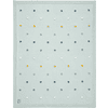 LÄSSIG Babydecke gestrickt Dots light mint 80 x 100 cm
