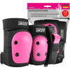 PROMETHEUS BICYCLES ® Juego de almohadillas protectoras 6 en 1 rosa