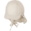 Sterntaler Peaked cap met nekbescherming beige