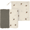 LÄSSIG Muselinas para bebé L taupe 80 x 80 cm pack 2 unidades