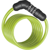 ABUS Spiral zamek kablowy Star 4508C/150 - zamek szyfrowy, zielony