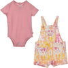 Levi's® set salopette et body rose/jaune