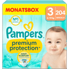 Pampers Premium Protection , storlek 3 Midi, 6-10kg, månadsbox (1x 204 blöjor)
