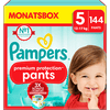 Pampers Premium Protection Pants, koko 5, 12-17kg, kuukausipakkaus (1x 144 vaippaa).