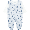 STACCATO  Romper + skjorte med sjøblått mønster 