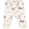 STACCATO  Pantalon de jogging soft beige à motifs 