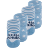 Ewers Eerste keer sokken 4-pack Little Wonder blauw 