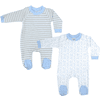 Hut pyjama 2-pack blauw 