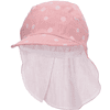 Sterntaler Kšiltovka Peaked Cap s tečkami na krku Pale Pink 