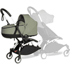 BABYZEN Kinderwagen YOYO 0+ connect White mit Liegewanne Olive