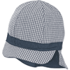 Sterntaler Omkeerbare peaked cap Vichy/Uni marine 