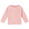 s. Olive r T-shirt manches longues cœur rose