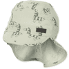 Sterntaler Peaked cap med nakkebeskytter sebra medium grønn