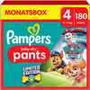 Pampers Baby-Dry Pants Paw Patrol, Gr. 4 Maxi, 9-15kg, Monatsbox (1 x 180 Windeln)