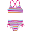Playshoes UV-beskyttelse bikini stripete rosa