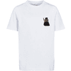 F4NT4STIC T-Shirt Wizard Cat UNISEX TEE weiß