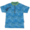 Sterntaler Kurzarm-Schwimmshirt Dino blau 