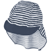 Sterntaler Peaked cap med nackskydd S child padda marine 