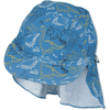 Sterntaler Schirmmütze mit Nackenschutz Dino blau 