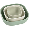 BEABA  ® Set med 3 skålar, salvia grönt / Cotton / ljusgrått tillverkat av silikon