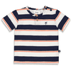 Feetje T-shirt Striped Sun Chasers Marine 