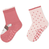 Sterntaler ABS sokker dobbel pakke Emmi Girl rosa