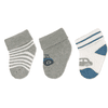 Sterntaler Primer paquete de 3 calcetines para bebé Gris claro 