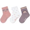 Sterntaler Lot de 3 chaussettes en bambou rose pâle 