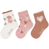 Sterntaler Calcetines 3-pack gato rosa  