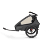 Qeridoo® Rimorchio per biciclette Kidgoo1 Steel Grey - Collezione 2023