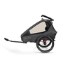 Qeridoo ® Remolque para bicicleta Kidgoo2 Steel Grey colección 2023